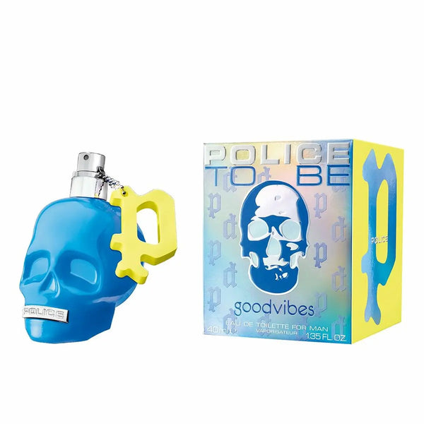 TO BE - goodvibes (good vibes) (pour homme/for man) • POLICE • Eau de toilette pour homme, vaporisateur/spray  Scentia : Parfums et fragrances