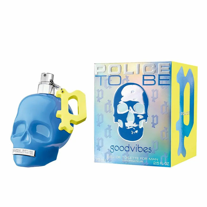TO BE - goodvibes (good vibes) (pour homme/for man) • POLICE • Eau de toilette pour homme, vaporisateur/spray  Scentia : Parfums et fragrances