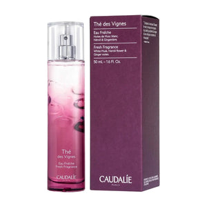 Thé des Vignes • CAUDALIE • 50 ml • Eau fraiche, notes de Musc blanc, Néroli & Gingembre, vaporisateur/spray  Scentia : Parfums et fragrances