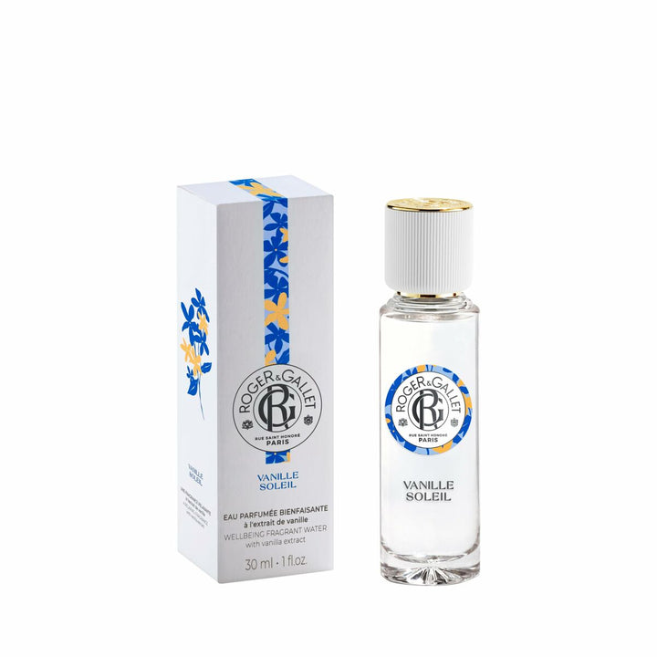 VANILLE SOLEIL • ROGER & GALLET • 30 ml • Eau parfumée bienfaisante à l'extrait de vanille, vaporisateur/spray  Scentia : Parfums et fragrances