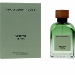 VETIVER TERRA • ADOLFO DOMINGUEZ • 200 ml • Eau de parfum pour homme  Scentia : Parfums et fragrances