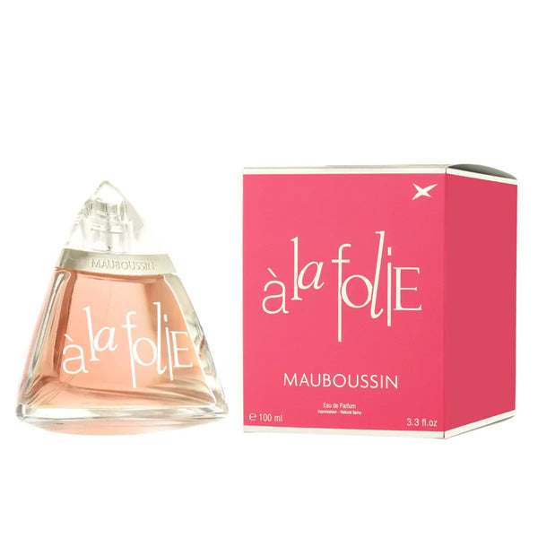 à la fOliE • MAUBOUSSIN • 100 ml • Eau de parfum pour femme, vaporisateur/natural spray  Scentia : Parfums et fragrances