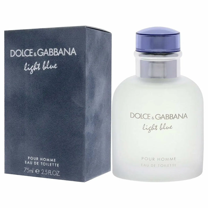light blue (pour homme/for him) • 75 ml • DOLCE & GABBANA • Eau de toilette pour homme, vaporisateur/natural spray  Scentia : Parfums et fragrances