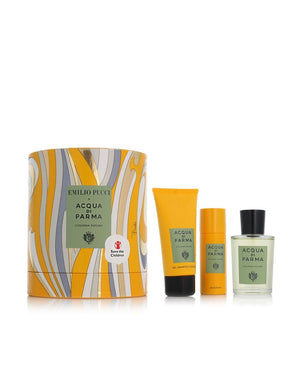 Set Acqua di Parma: Colonia Futura, Eau De Cologne, For Men, 100 ml + Colonia Futura, Shower Gel & Shampoo 2-In-1, 75 ml + Colonia Futura, Anti-Sweat, Deodorant Spray, For Men, 50 ml  SCENTIA