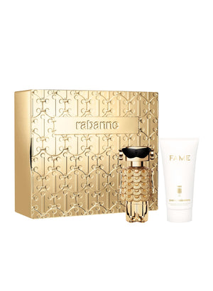 Set Paco Rabanne: Fame Intense, Eau De Parfum, For Women, 50 ml + Fame Intense, Hydrating, Body Lotion, 75 ml  SCENTIA